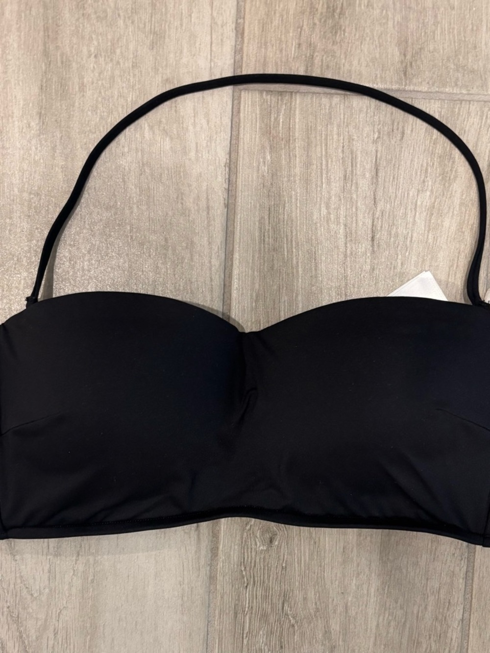 Seafolly Strapless Black Bandeau Bikini Top size 8 - Picture 9 of 12